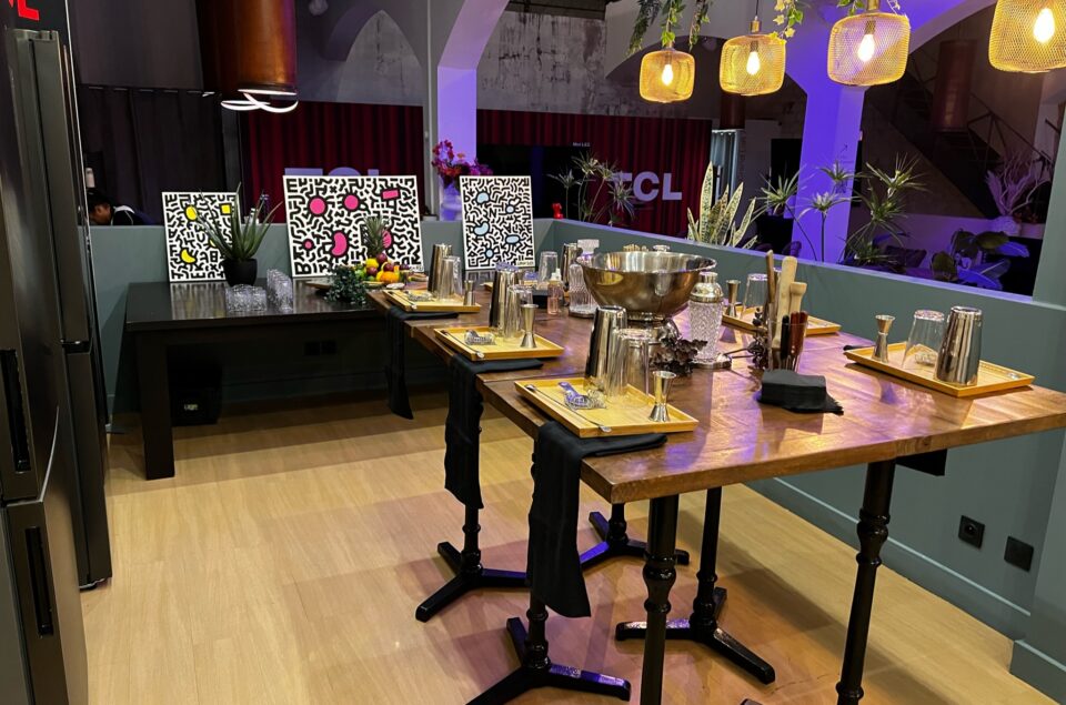 Soirée Cocktail avec animation création de cocktail dans l'espace Les Quais